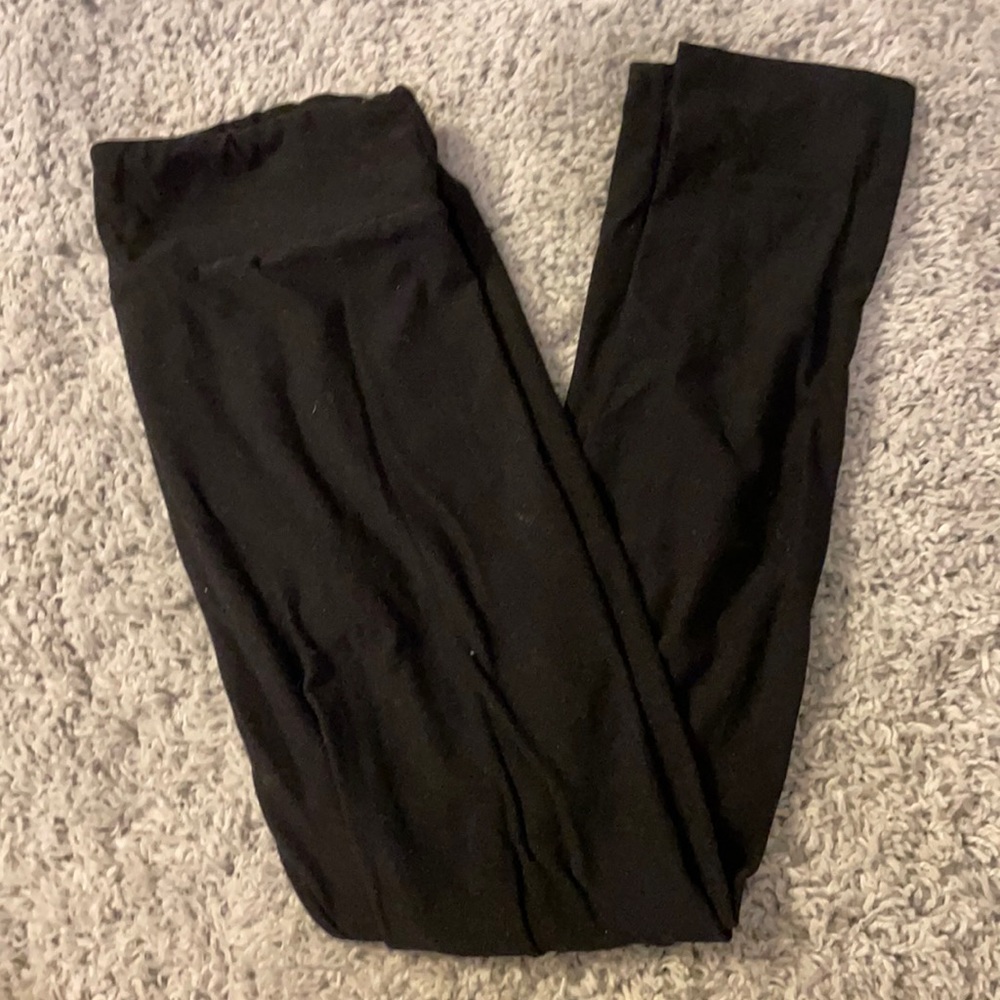Lularoe OS Black Leggings